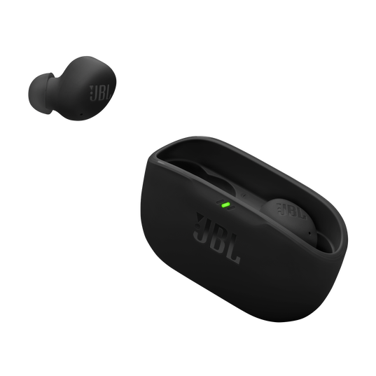 JBL Wave Buds 2 - Black - True Wireless Noise Cancelling Earbuds - Detailshot 2